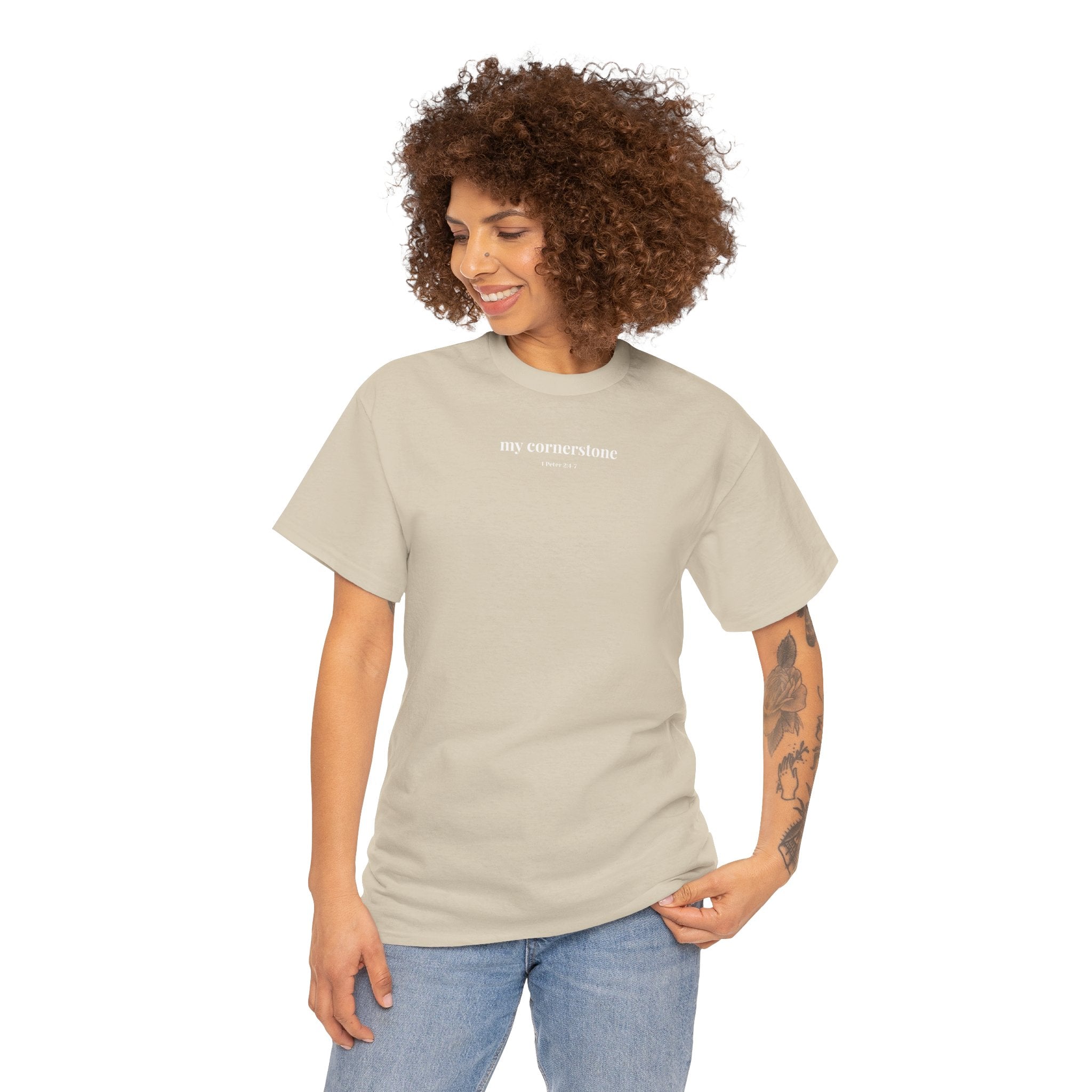 "My Cornerstone" Tee - Unisex 100% Cotton Shirt