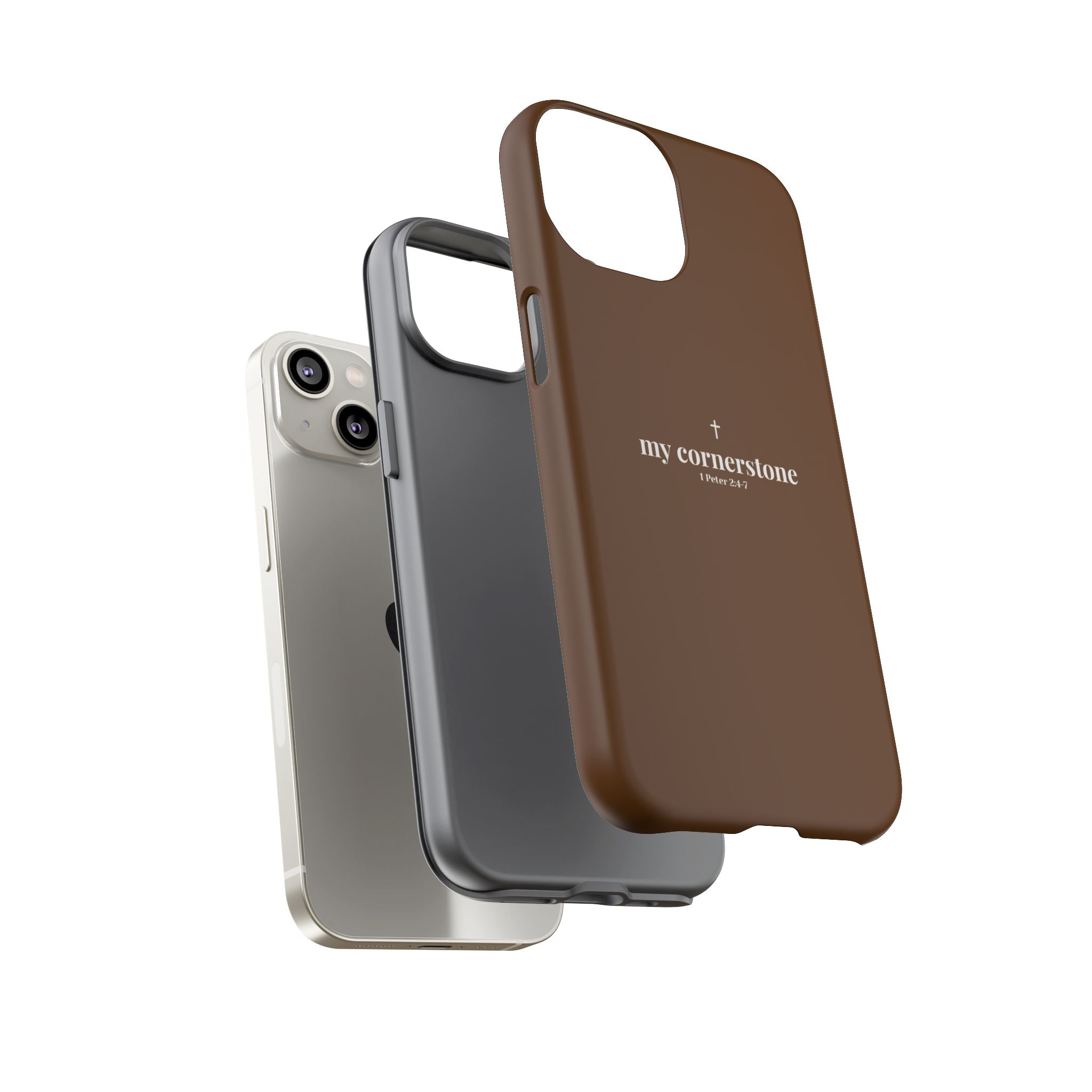 "My Cornerstone" Tough iPhone Case