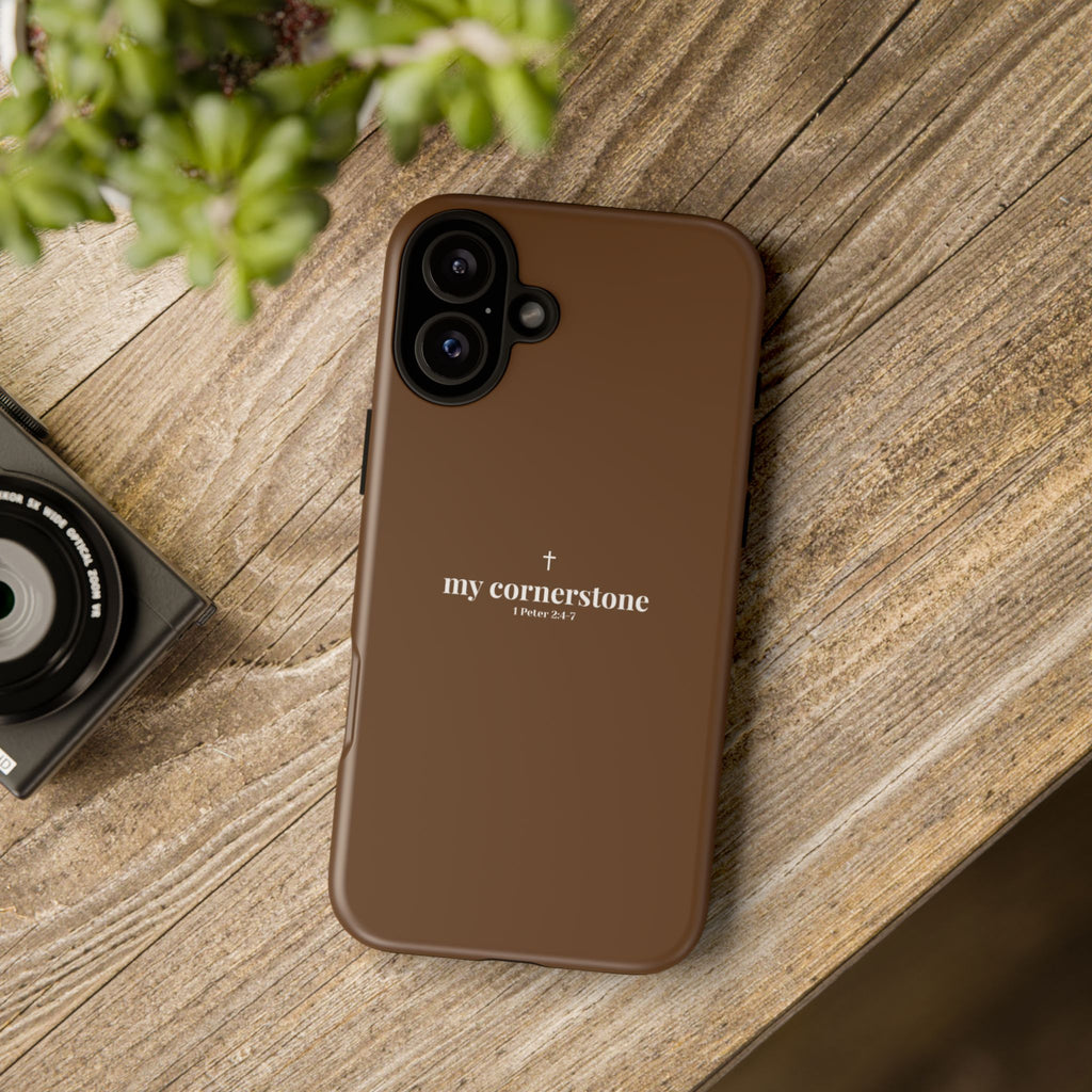"My Cornerstone" Tough iPhone Case