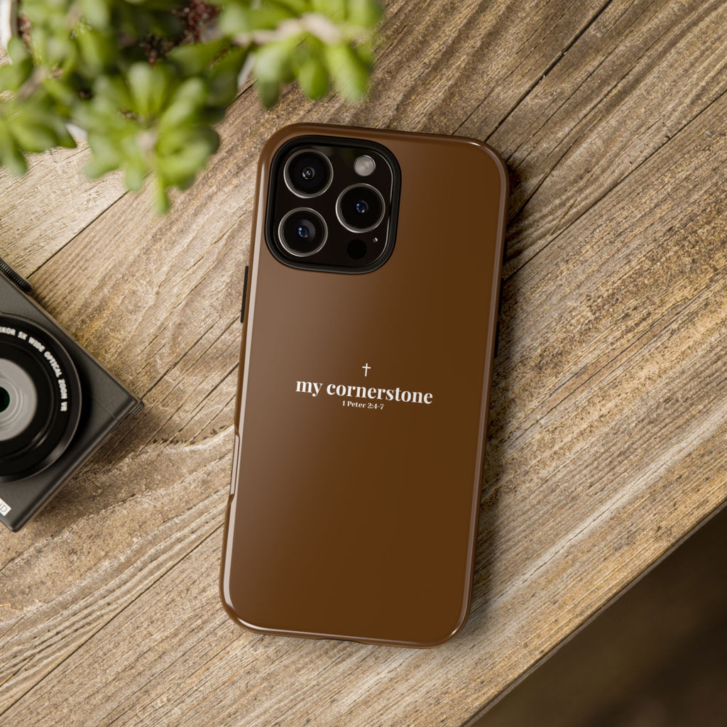 "My Cornerstone" Tough iPhone Case