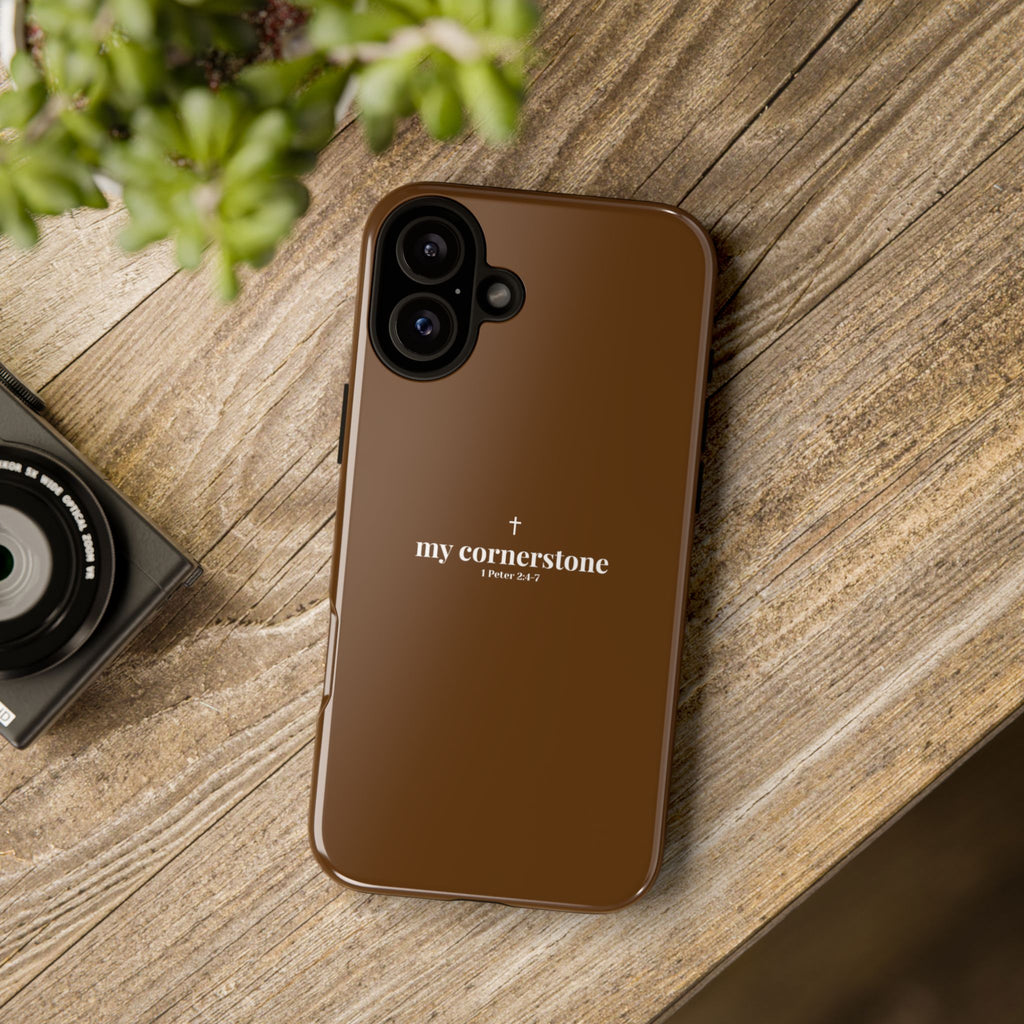 "My Cornerstone" Tough iPhone Case