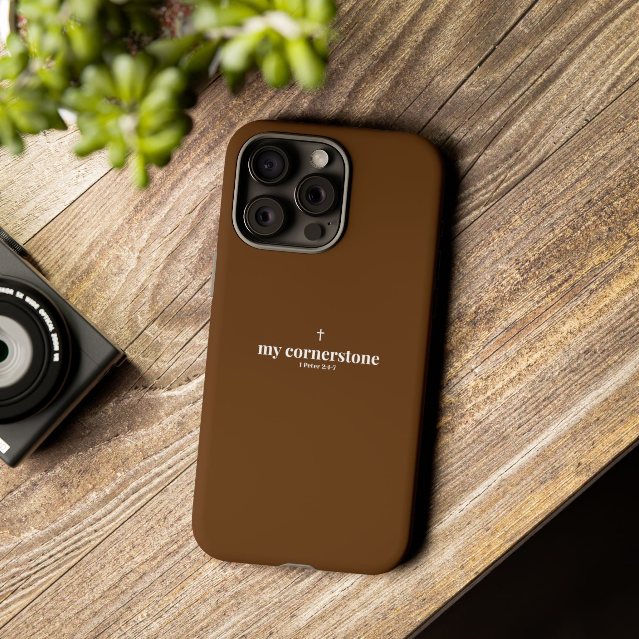 "My Cornerstone" Tough iPhone Case