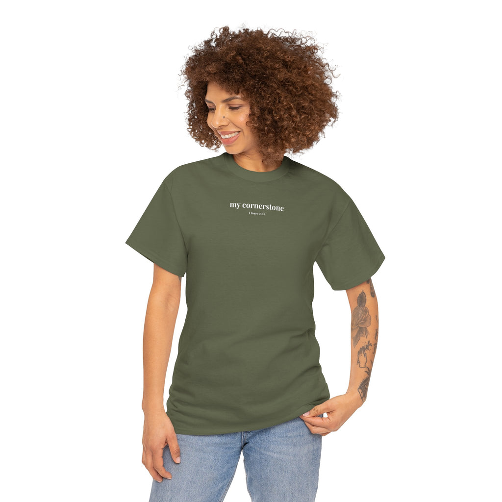 "My Cornerstone" Tee - Unisex 100% Cotton Shirt