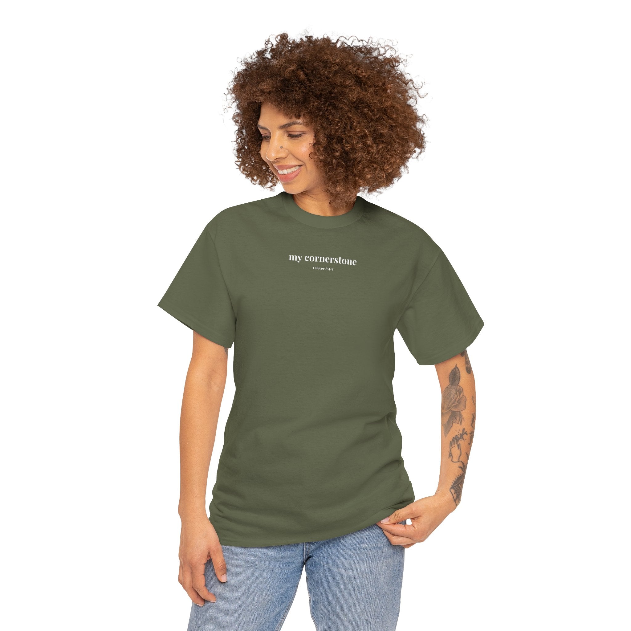 "My Cornerstone" Tee - Unisex 100% Cotton Shirt