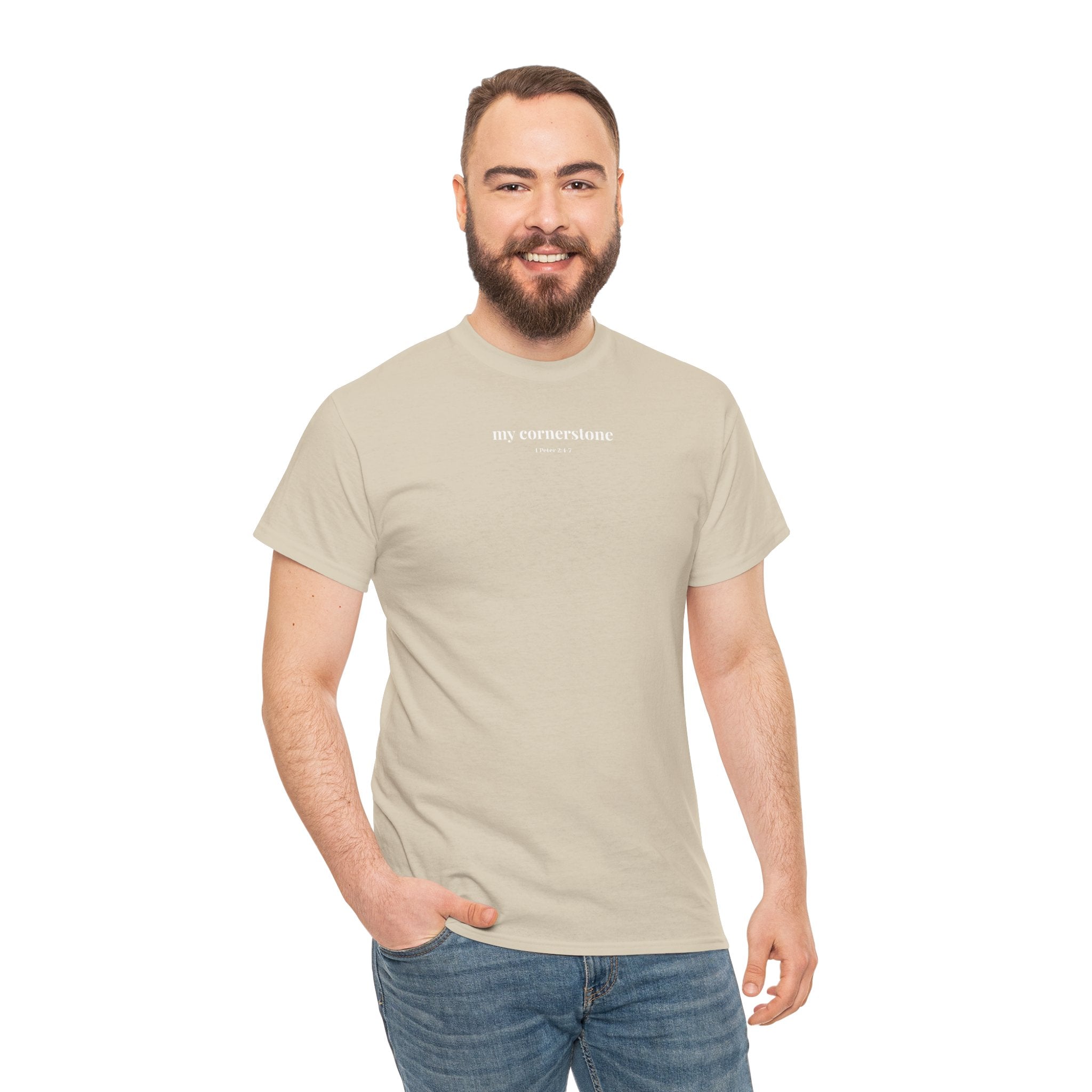 "My Cornerstone" Tee - Unisex 100% Cotton Shirt