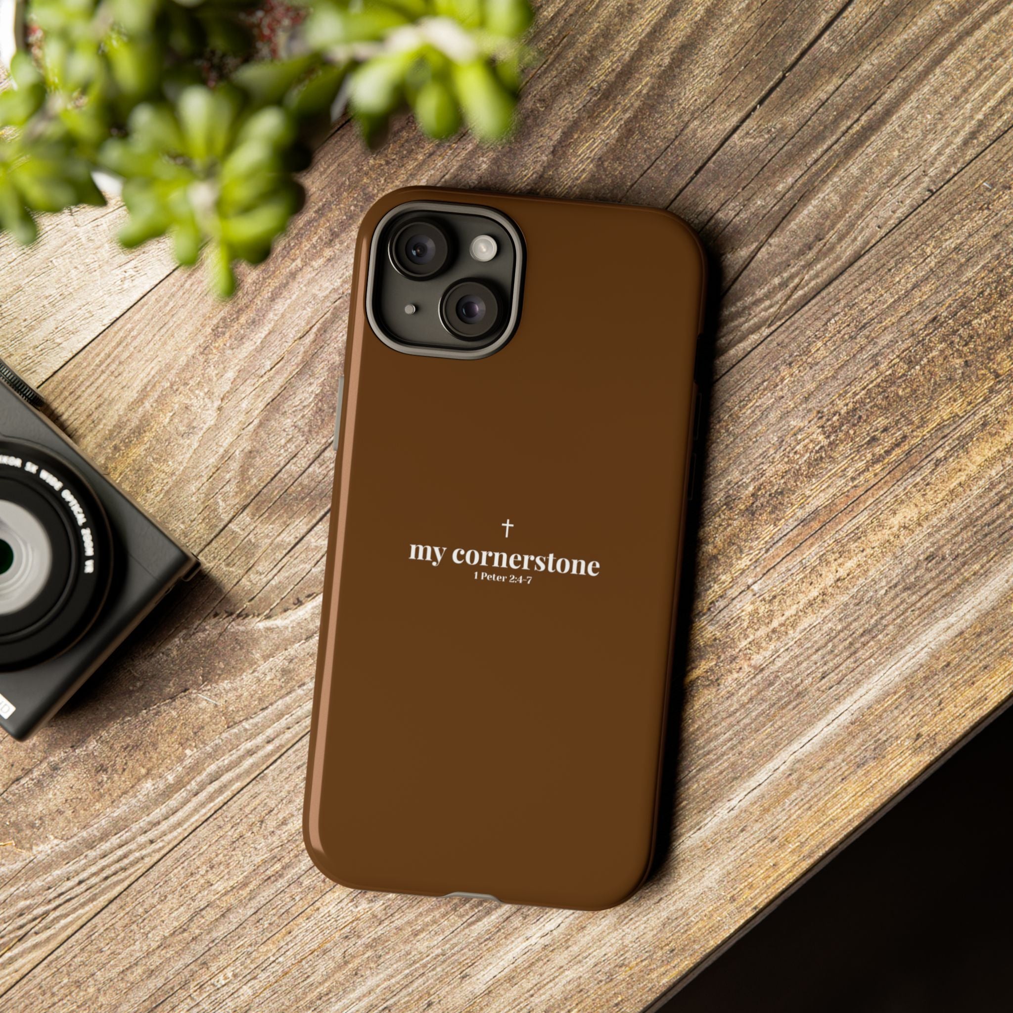 "My Cornerstone" Tough iPhone Case