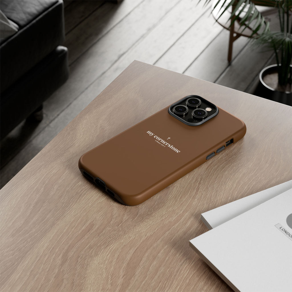 "My Cornerstone" Tough iPhone Case