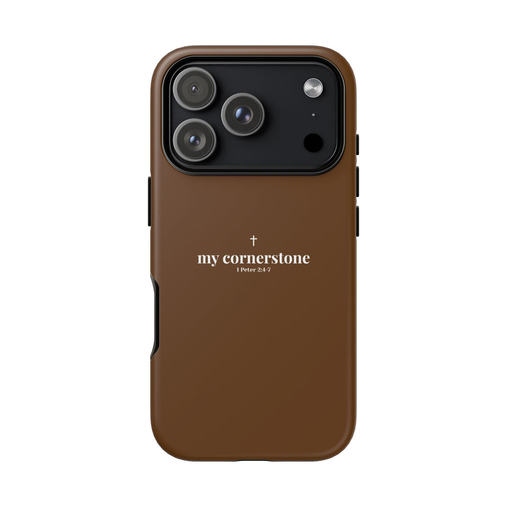 "My Cornerstone" Tough iPhone Case
