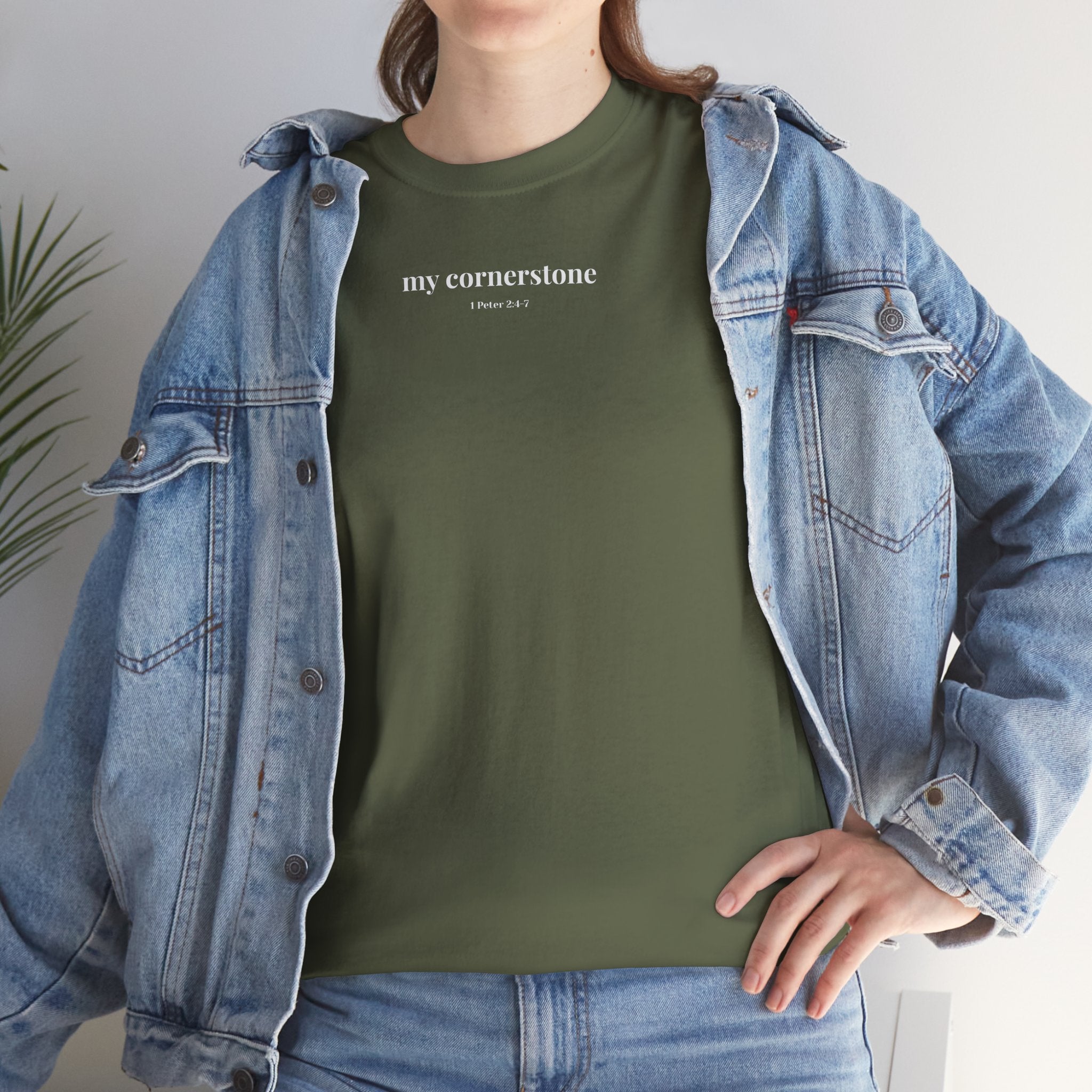 "My Cornerstone" Tee - Unisex 100% Cotton Shirt