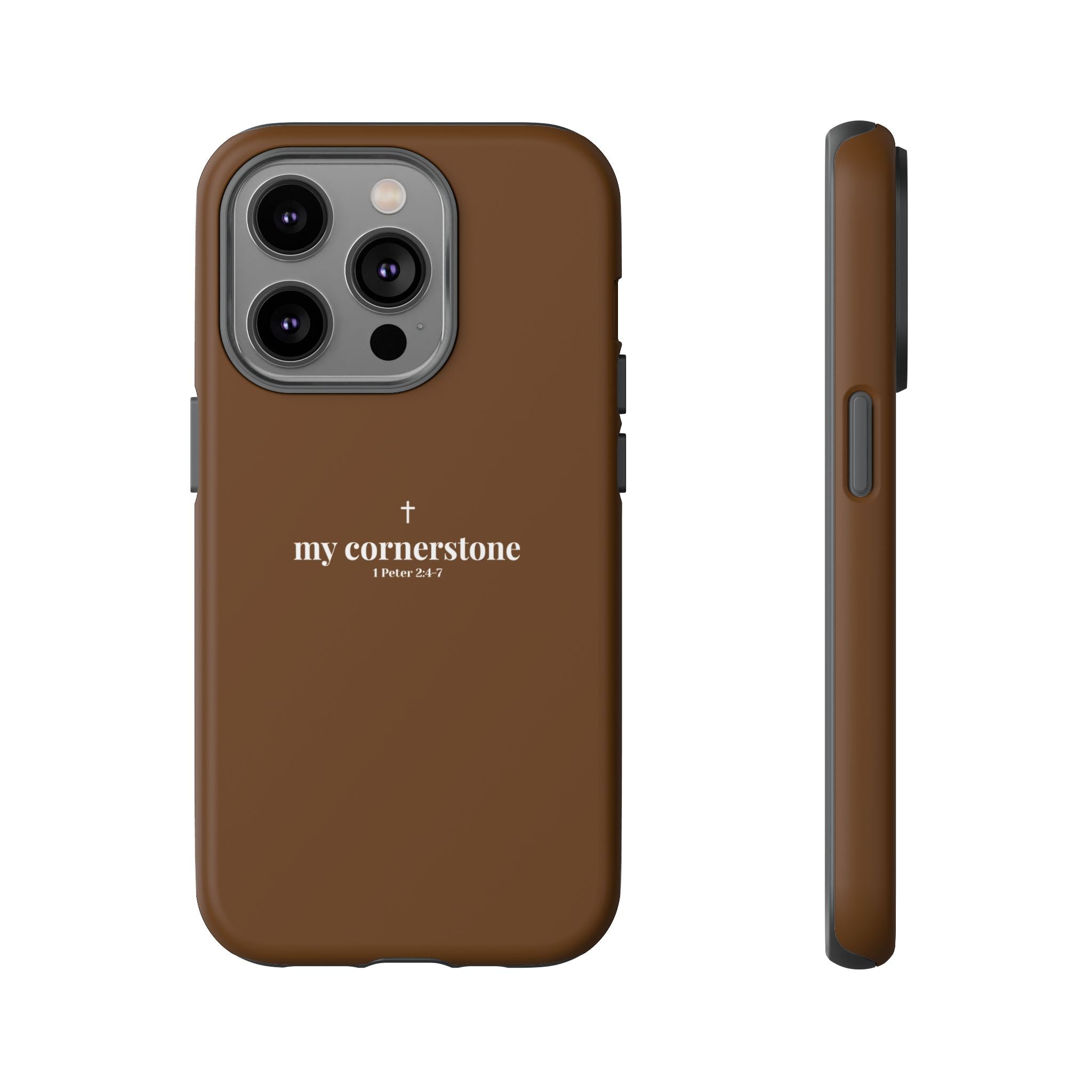 "My Cornerstone" Tough iPhone Case
