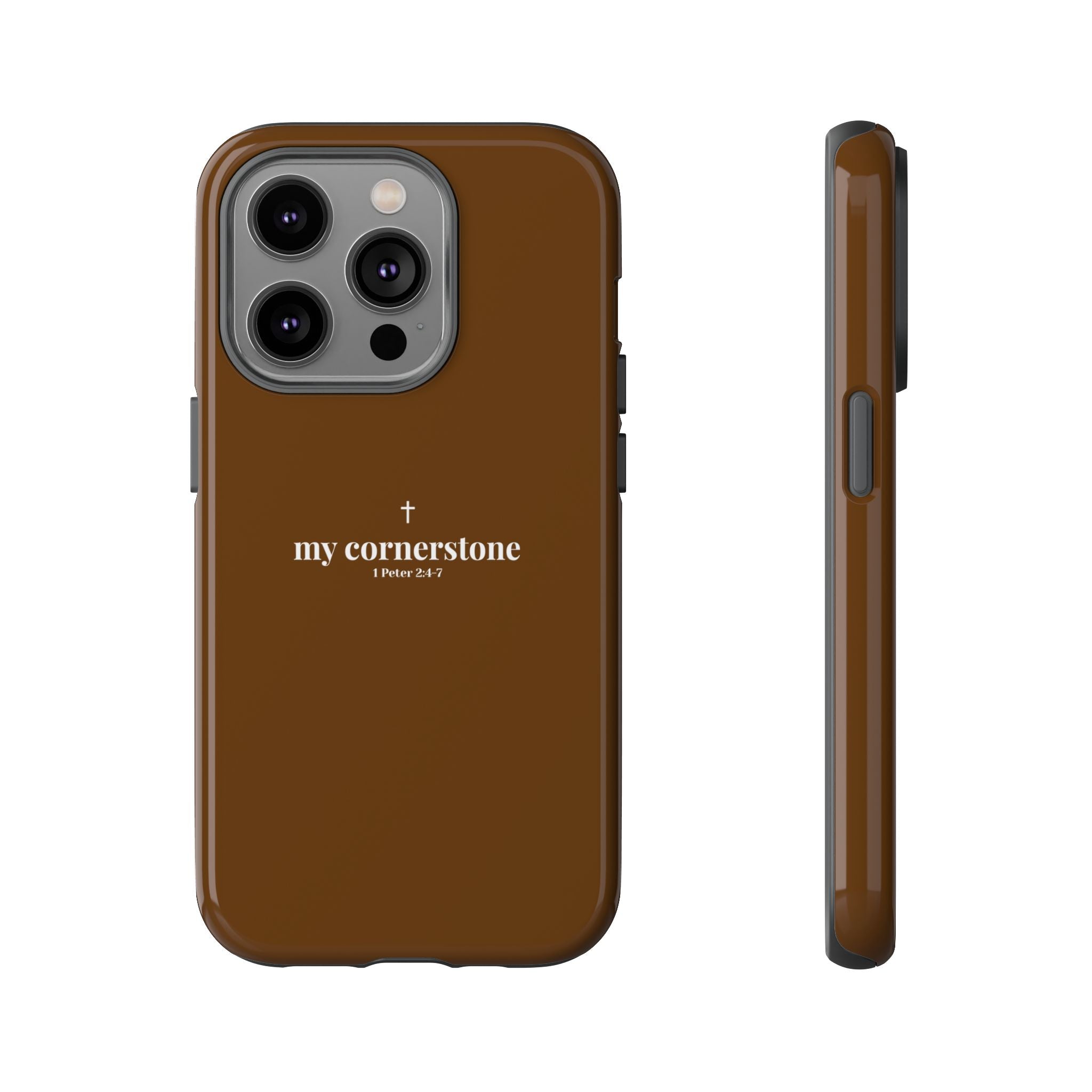 "My Cornerstone" Tough iPhone Case