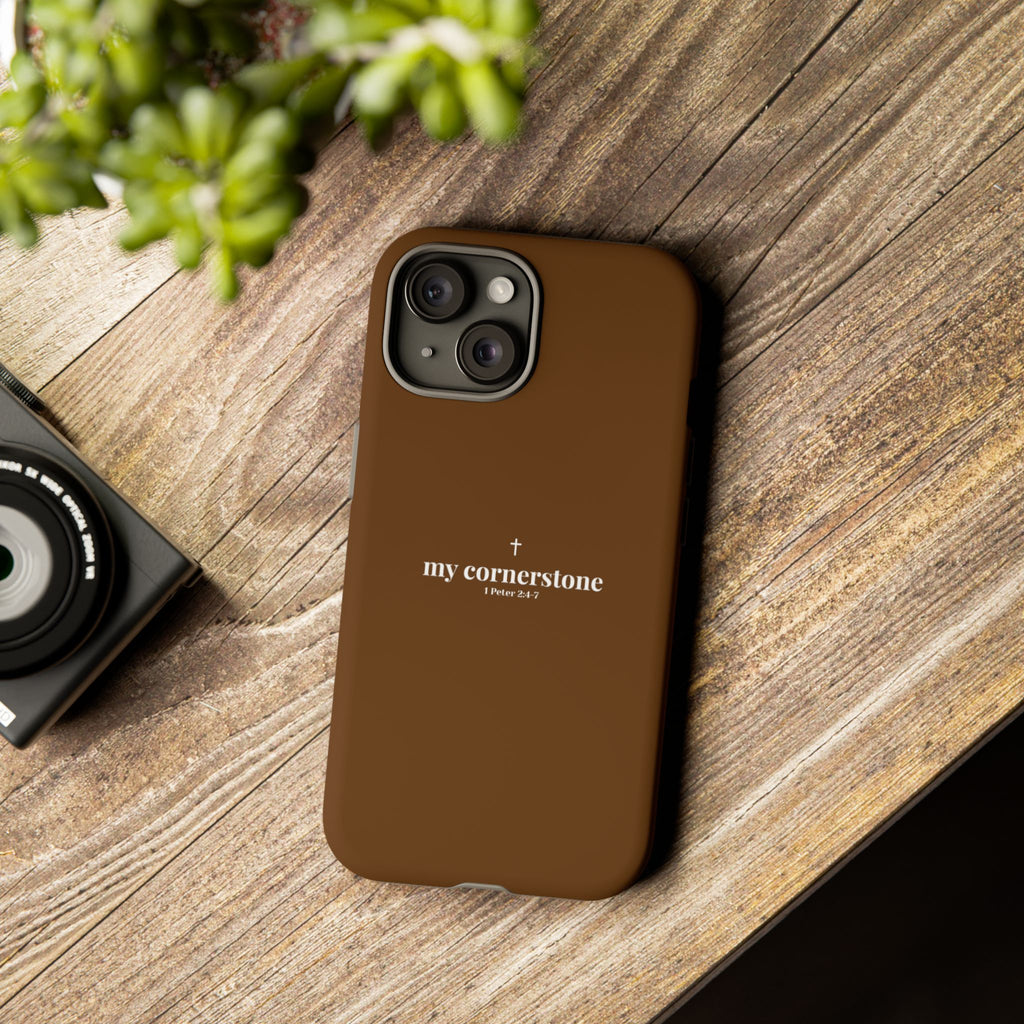 "My Cornerstone" Tough iPhone Case