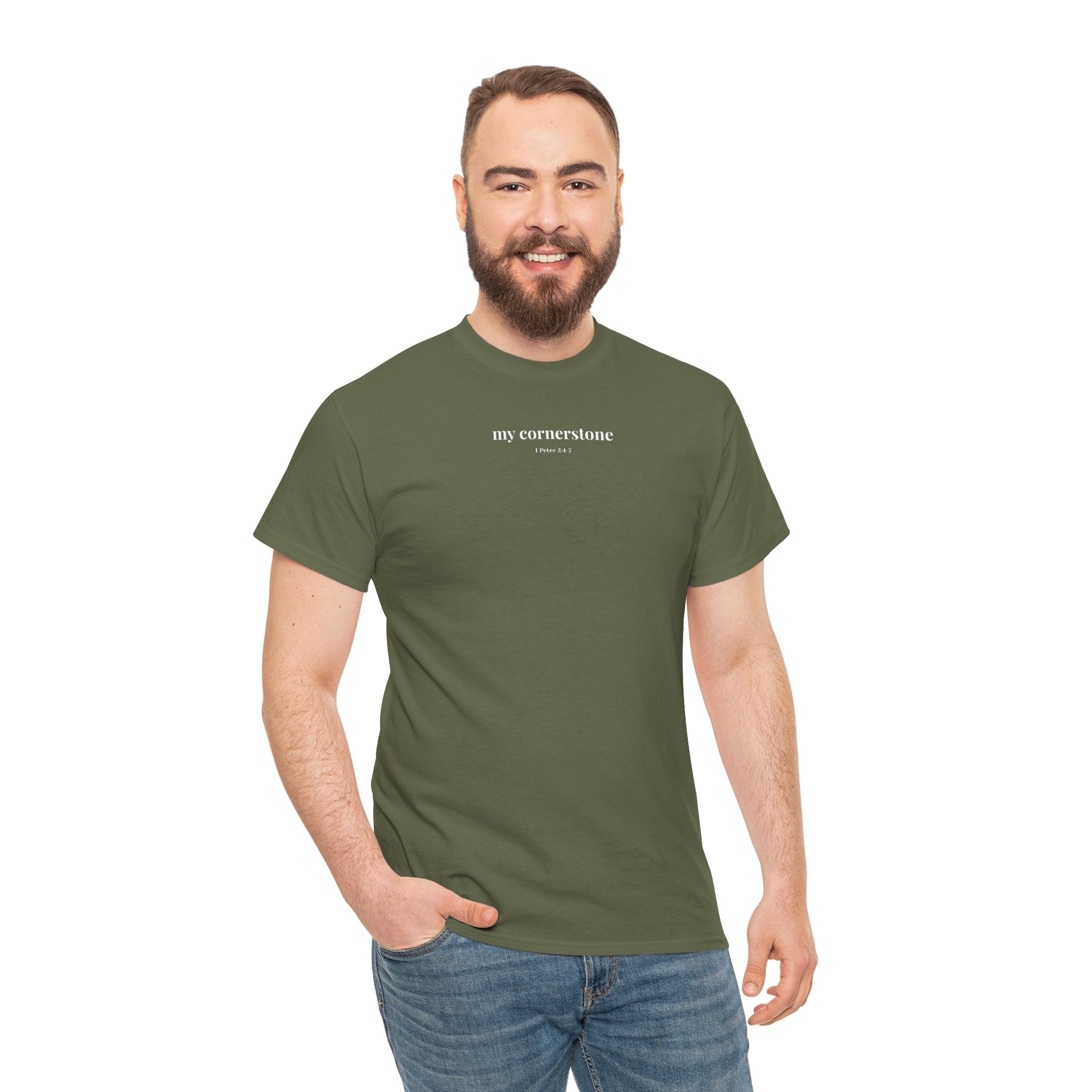 "My Cornerstone" Tee - Unisex 100% Cotton Shirt