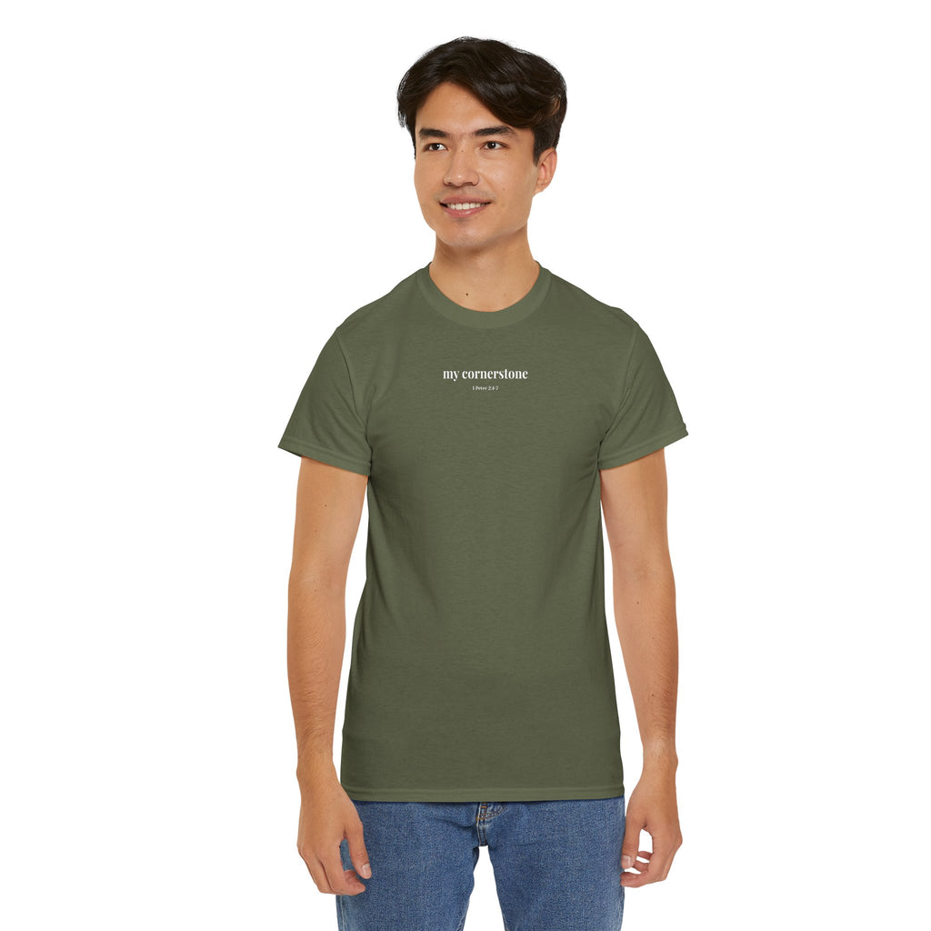 "My Cornerstone" Tee - Unisex 100% Cotton Shirt