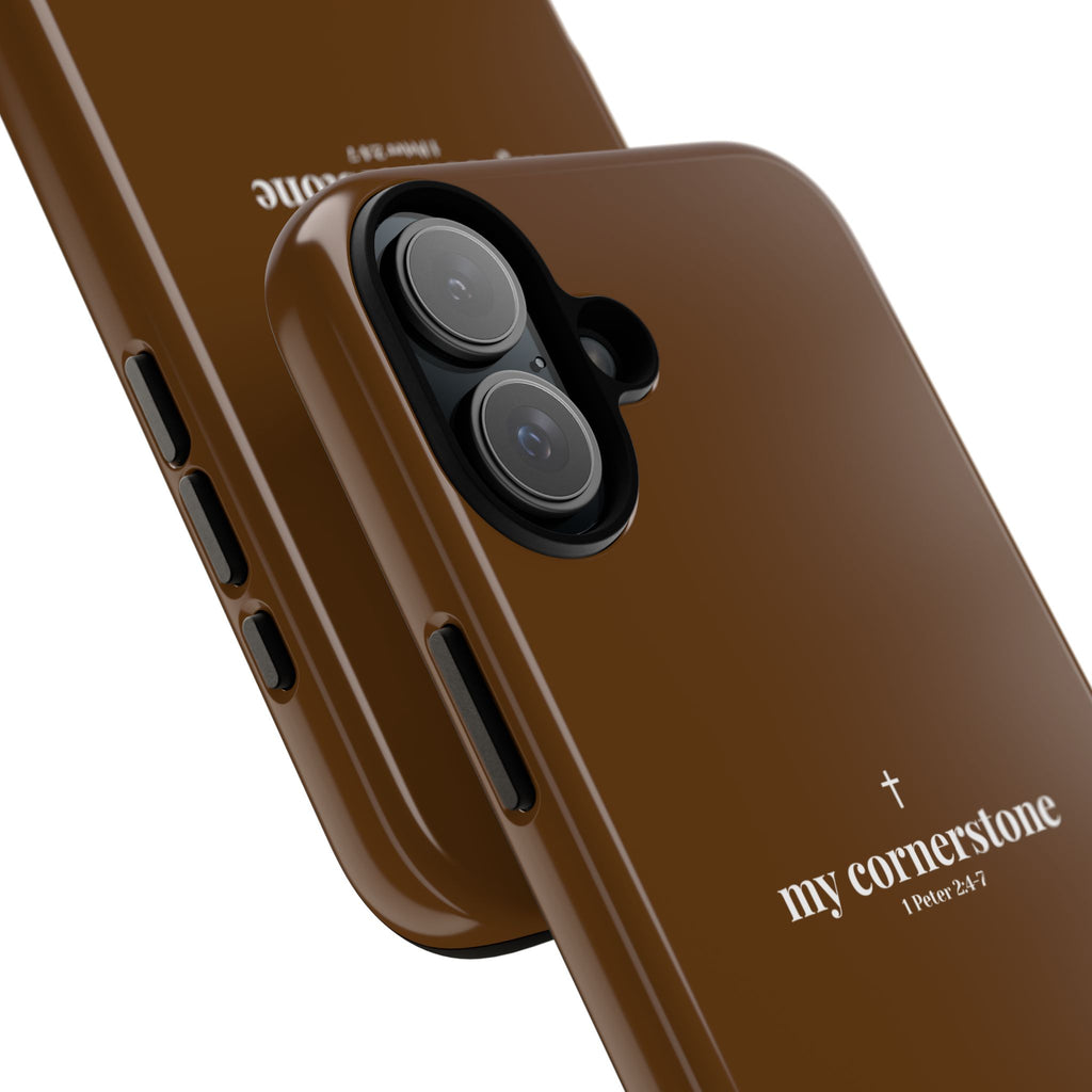 "My Cornerstone" Tough iPhone Case
