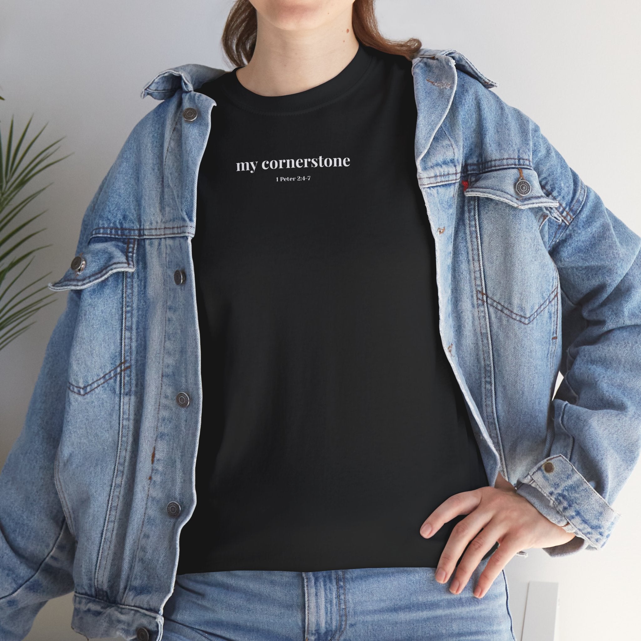 "My Cornerstone" Tee - Unisex 100% Cotton Shirt