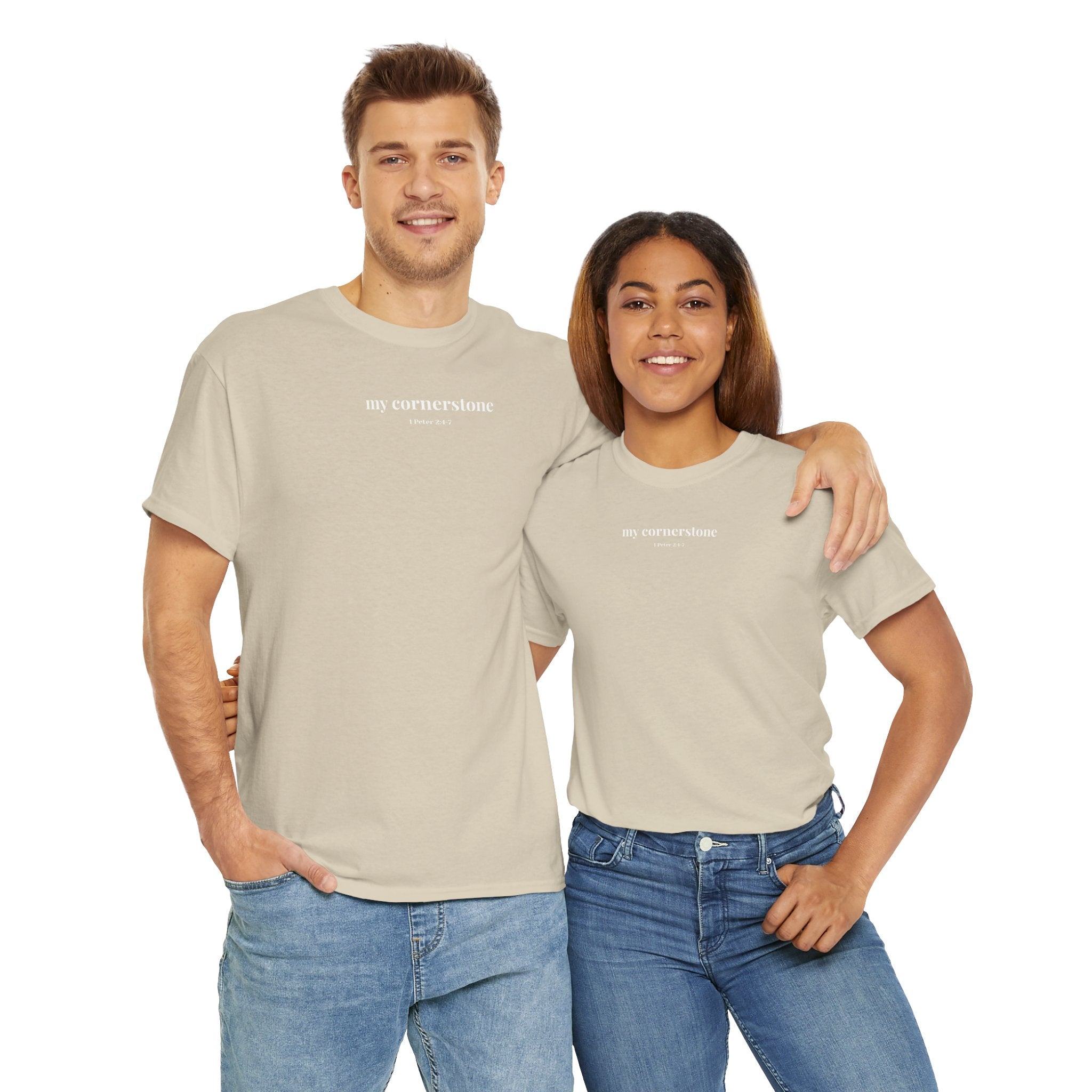 "My Cornerstone" Tee - Unisex 100% Cotton Shirt