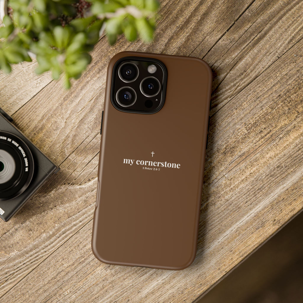 "My Cornerstone" Tough iPhone Case