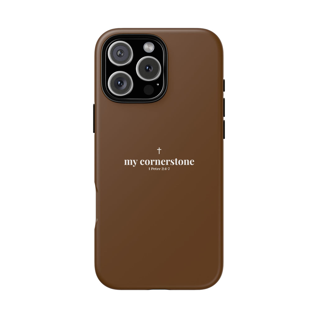 "My Cornerstone" Tough iPhone Case