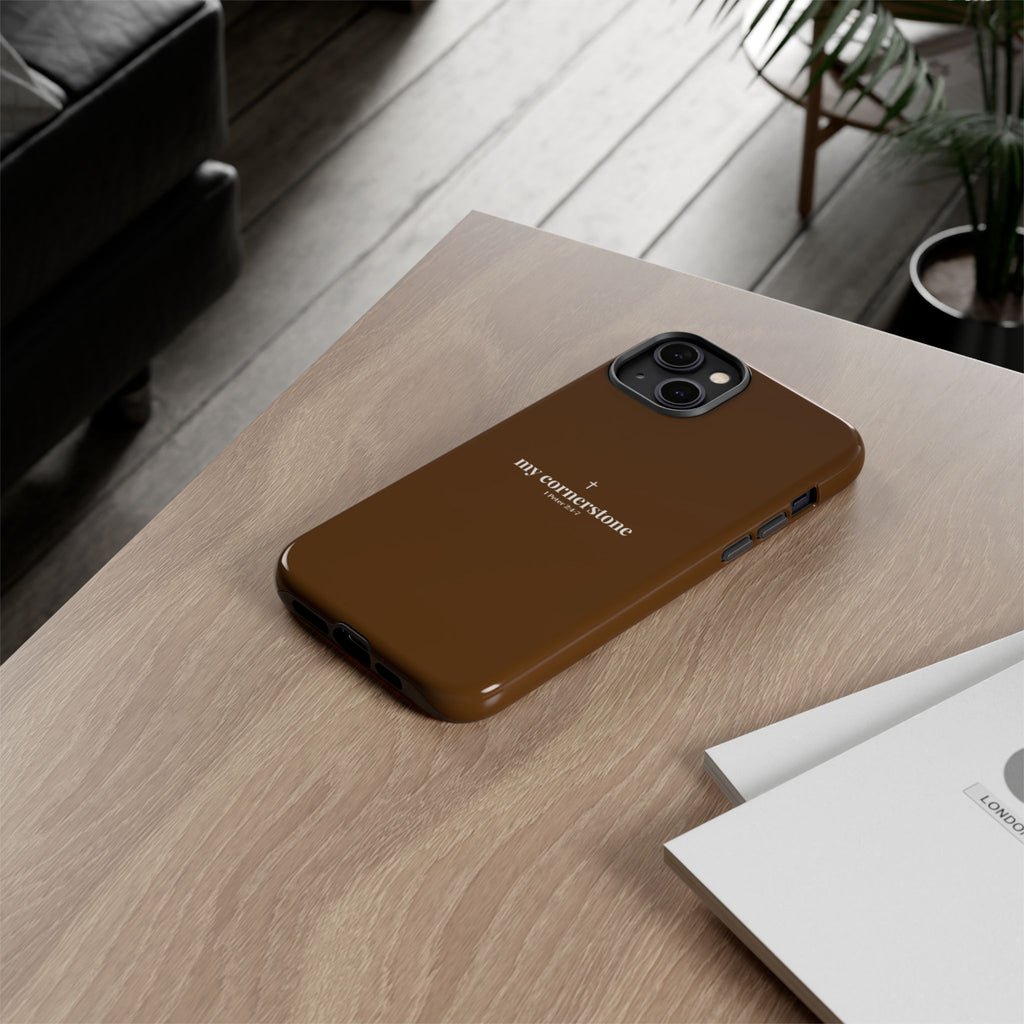 "My Cornerstone" Tough iPhone Case