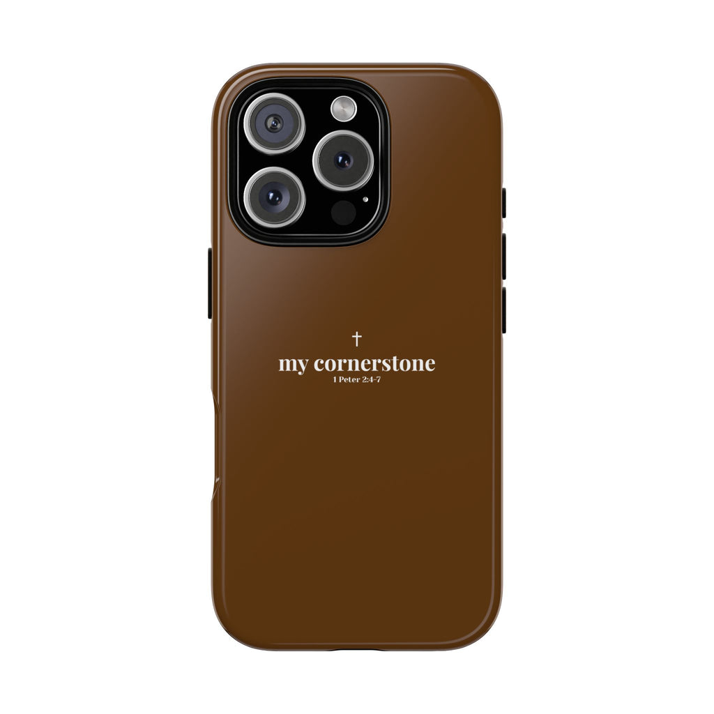 "My Cornerstone" Tough iPhone Case