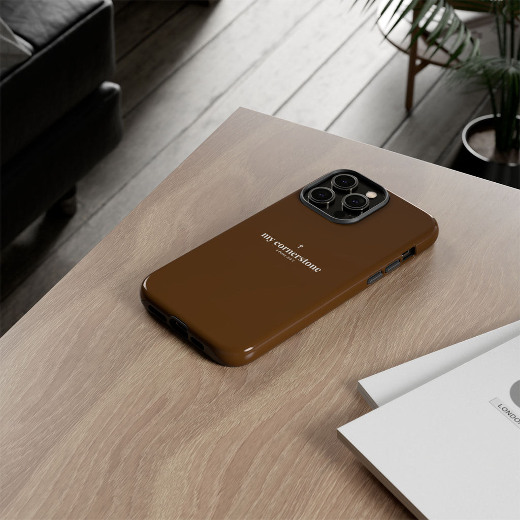 "My Cornerstone" Tough iPhone Case
