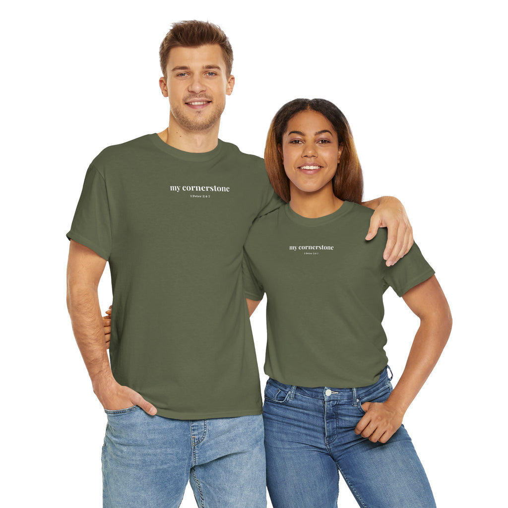 "My Cornerstone" Tee - Unisex 100% Cotton Shirt