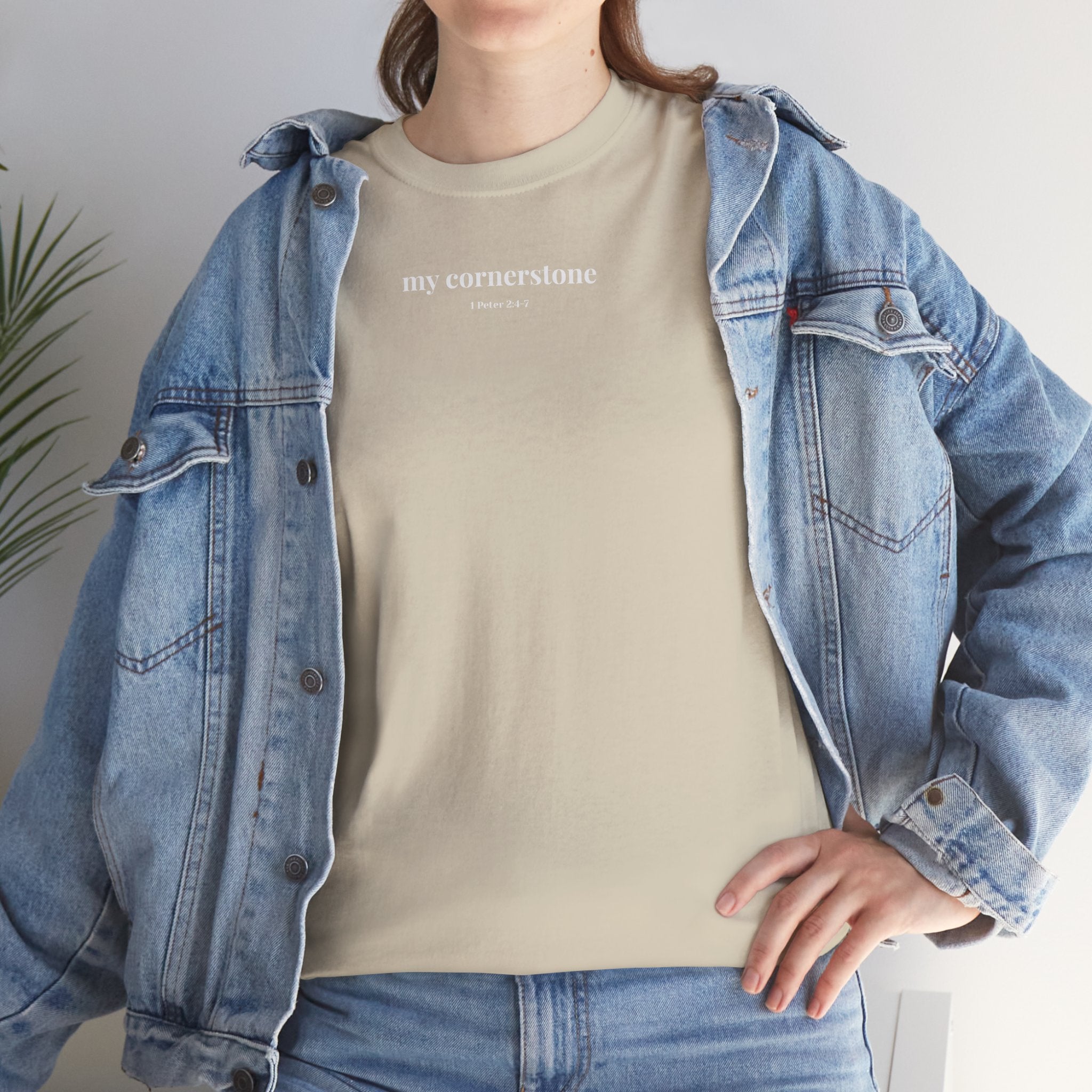 "My Cornerstone" Tee - Unisex 100% Cotton Shirt