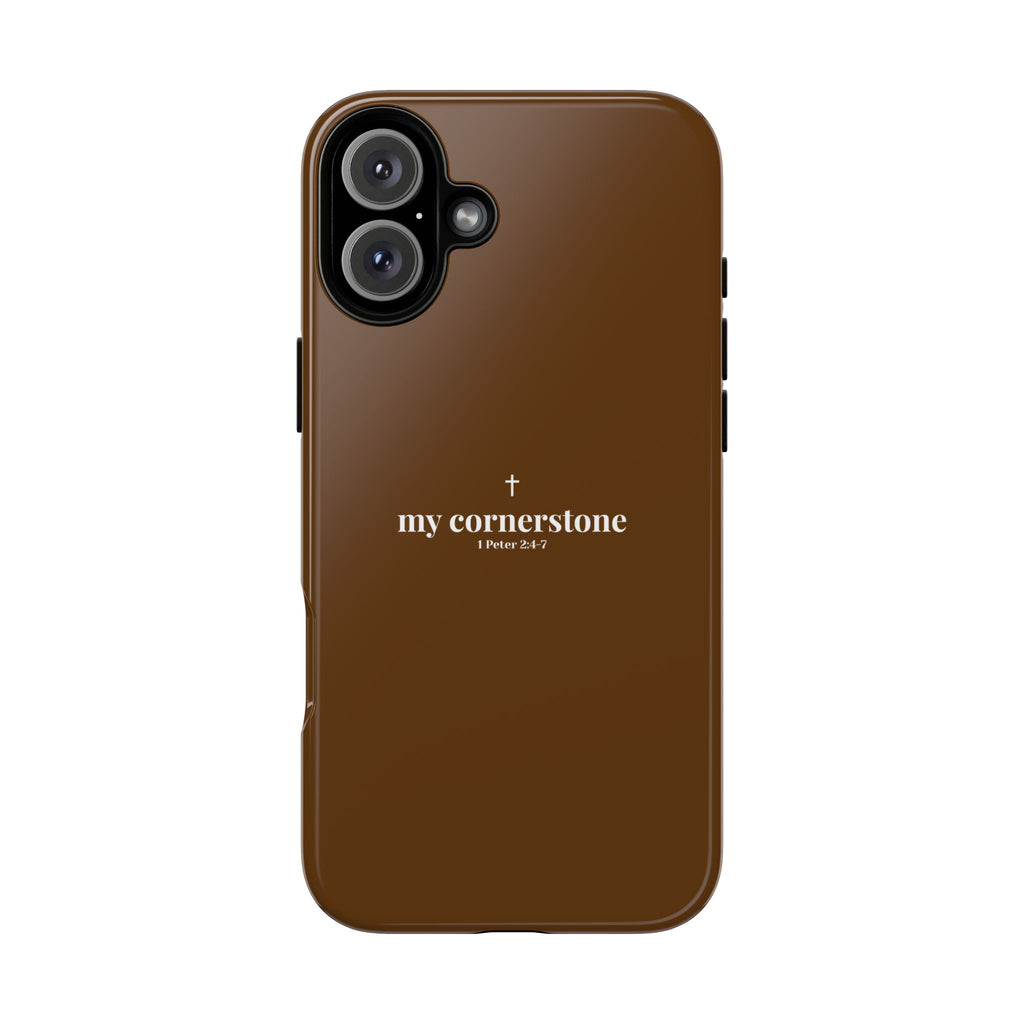 "My Cornerstone" Tough iPhone Case