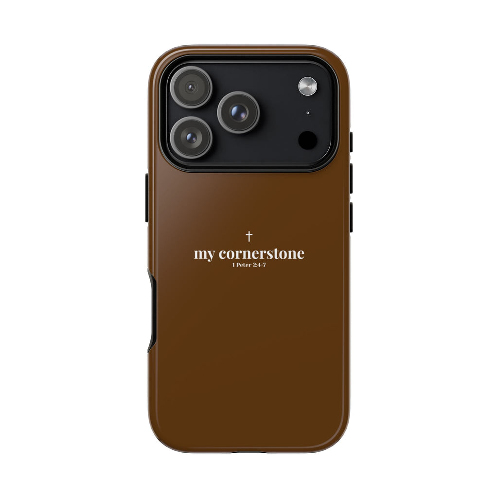 "My Cornerstone" Tough iPhone Case