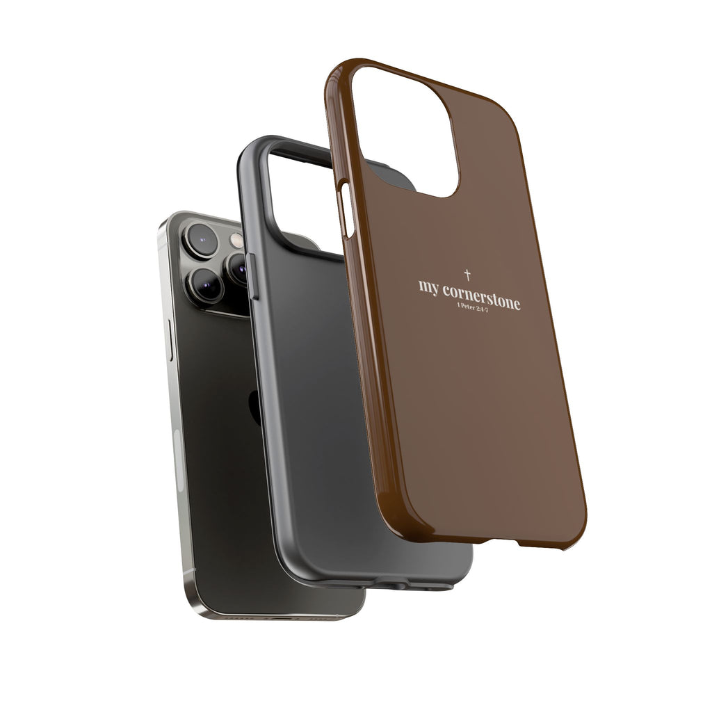 "My Cornerstone" Tough iPhone Case