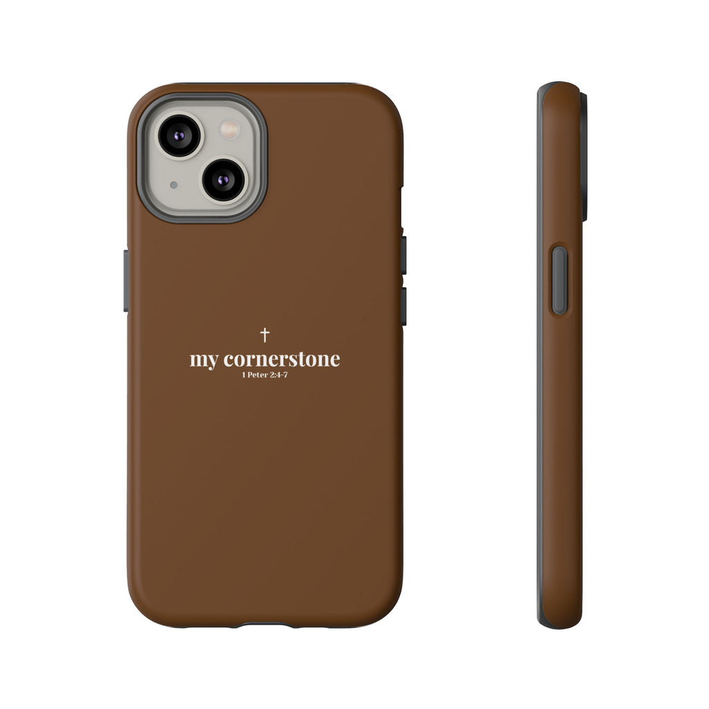 "My Cornerstone" Tough iPhone Case
