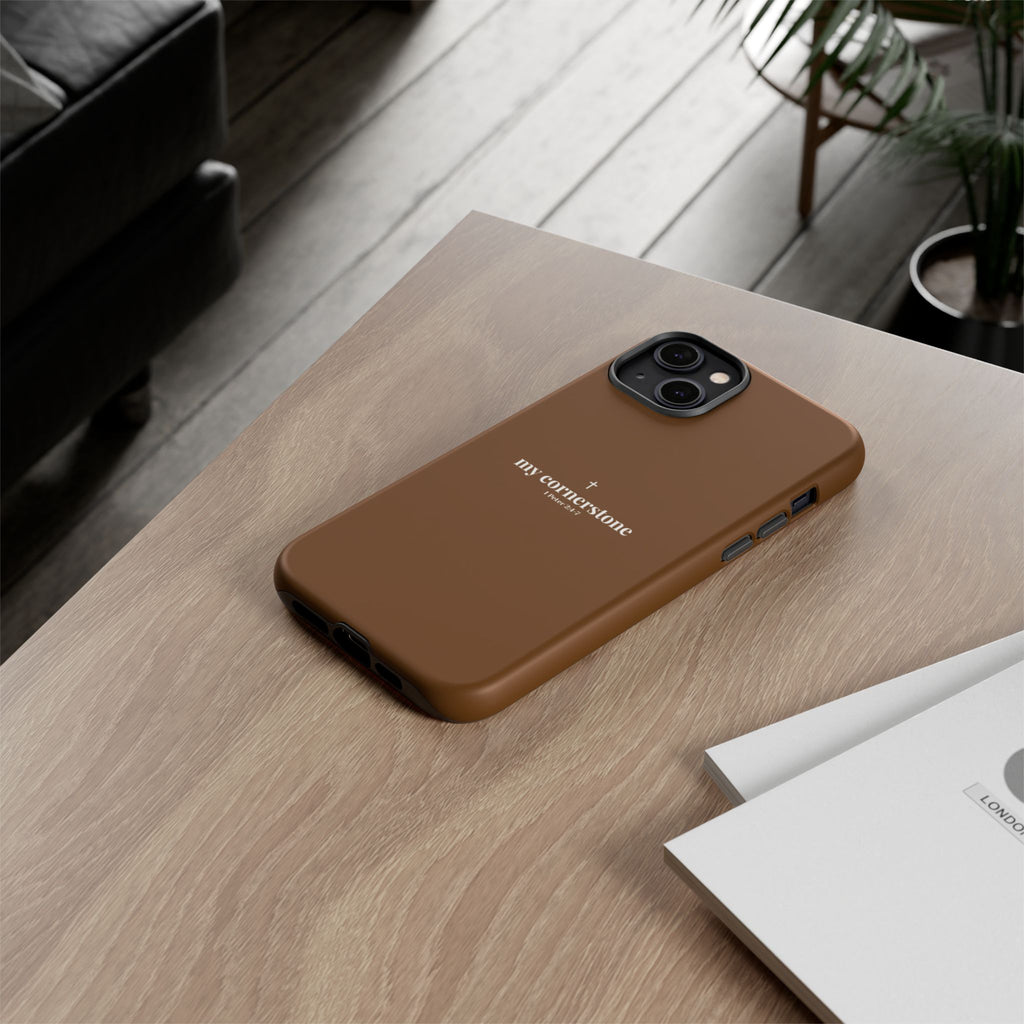 "My Cornerstone" Tough iPhone Case
