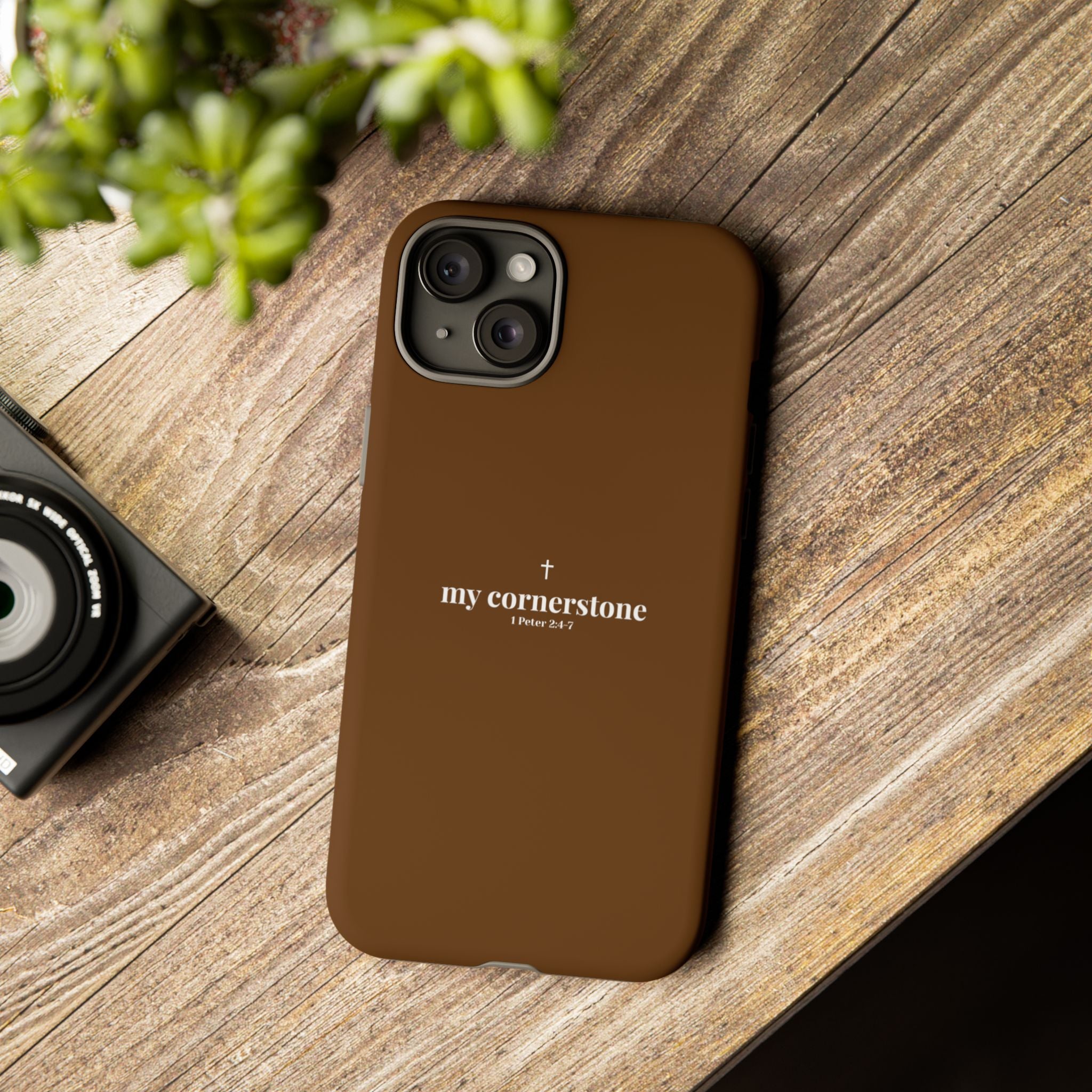 "My Cornerstone" Tough iPhone Case