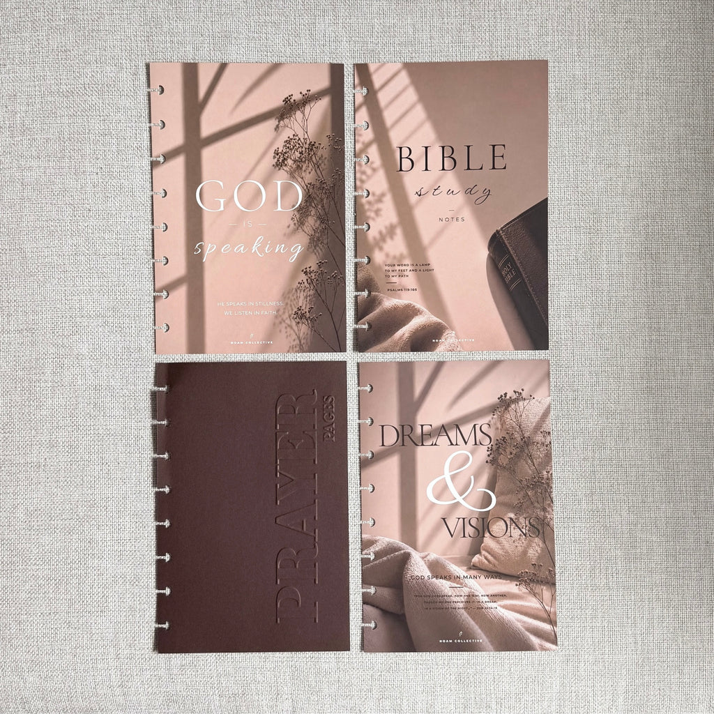 Abide Journal Bundle | Brown Cover & Gold Discs
