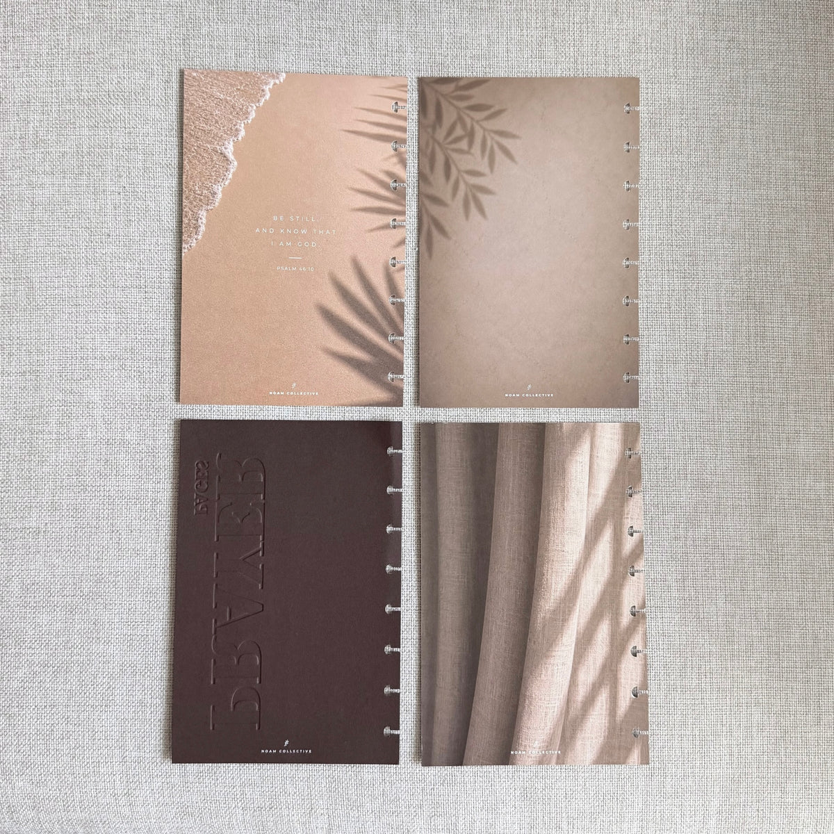 Abide Journal Bundle | Brown Cover & Gold Discs