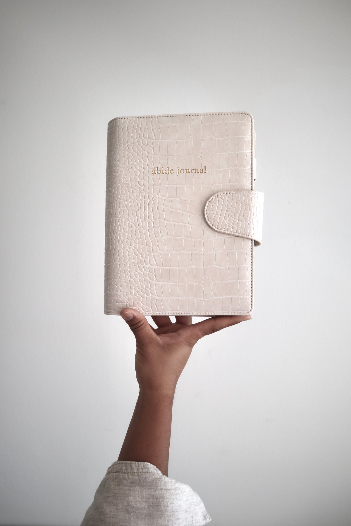 Abide Journal Bundle | Beige Cover & Gold Discs