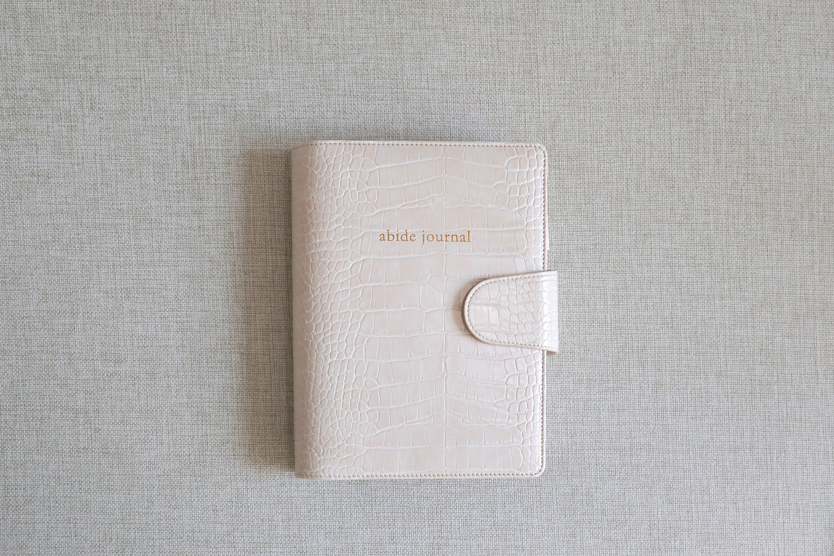 Crocodile Vegan Leather Cover | Beige