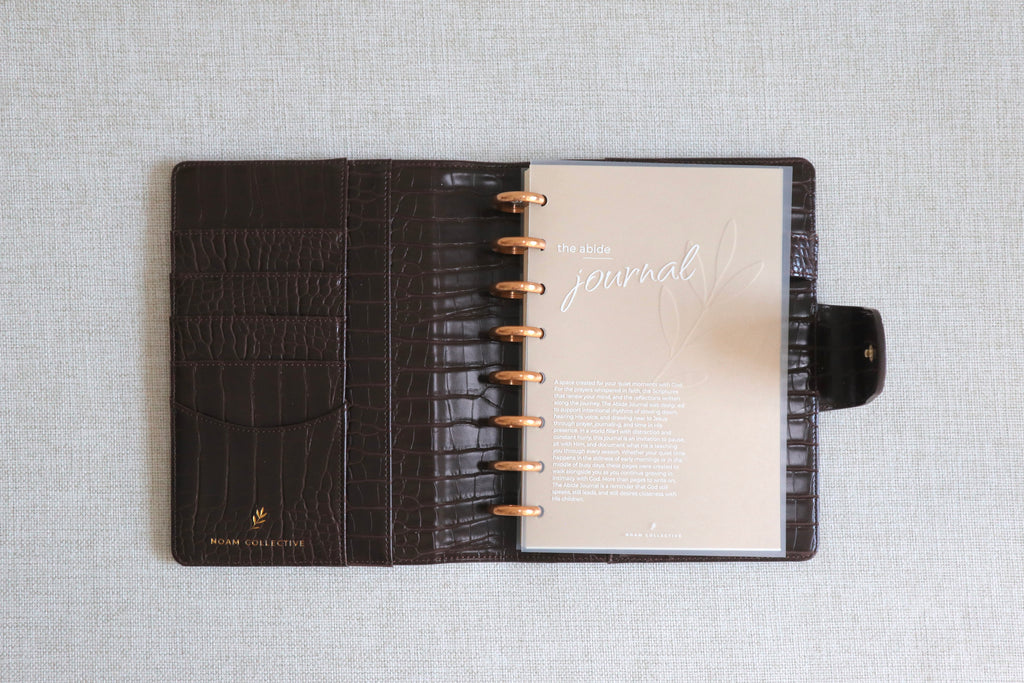 Abide Journal Bundle | Brown Cover & Gold Discs