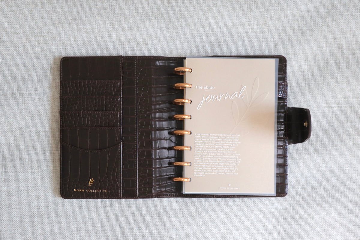 Abide Journal Bundle | Brown Cover & Gold Discs