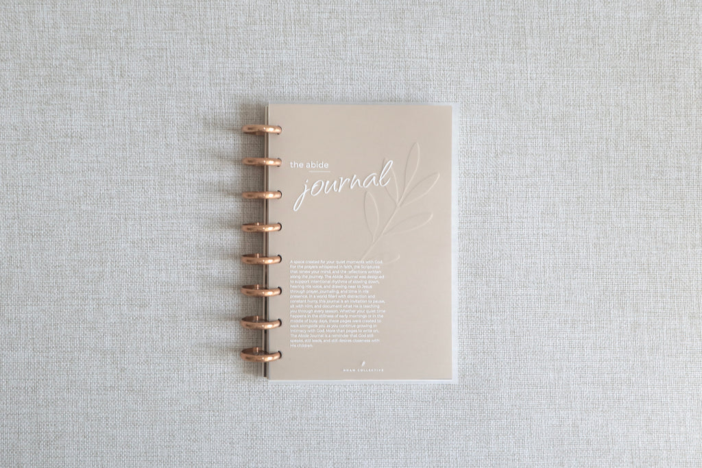 Abide Journal Bundle | Brown Cover & Gold Discs