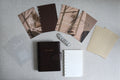 Abide Journal Bundle | Brown Cover & Silver Discs