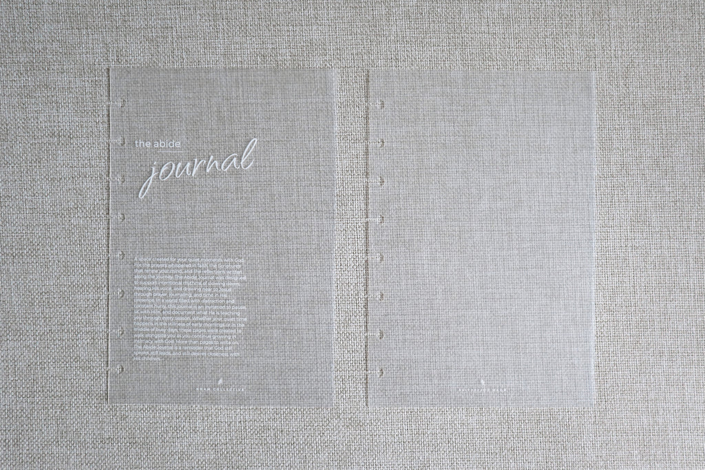 Abide Journal Bundle | Brown Cover & Gold Discs