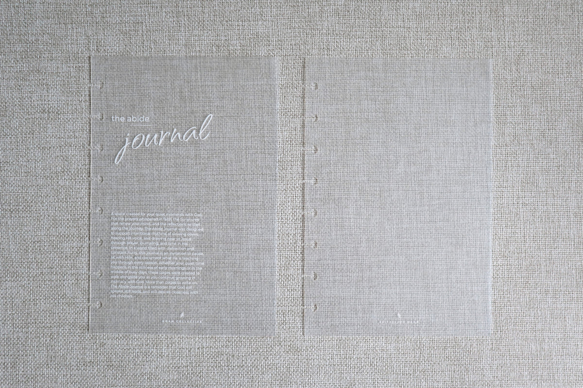 Abide Journal Bundle | Brown Cover & Gold Discs